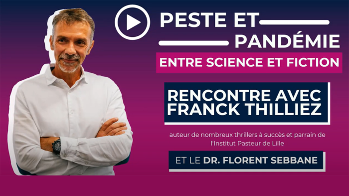 Front page of the video, with the French title "Entre science et fiction".